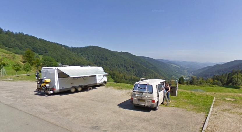 Aire de stationnement pour camping-car
